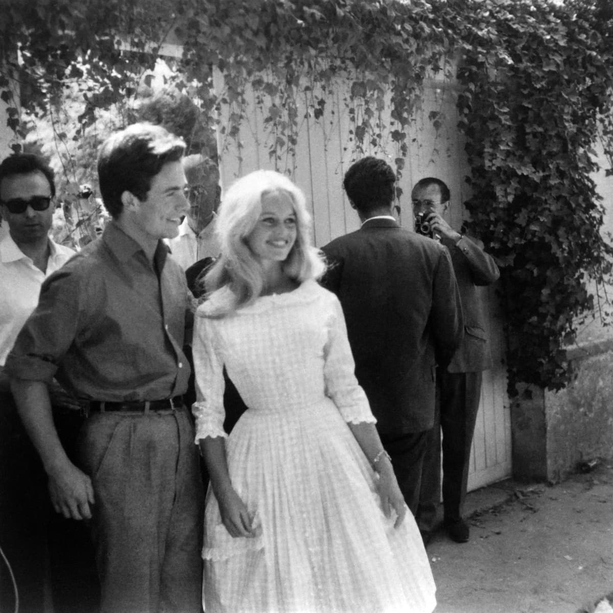 bardot midi bow tie dress