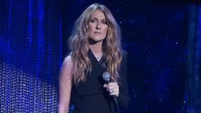 Céline Dion sur scène à Las Vegas en février 2015