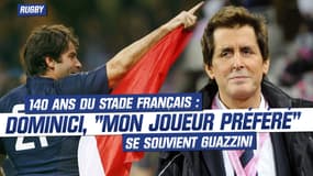  Stade Français : "C'était mon joueur préféré", Guazzini raconte ses souvenirs avec Dominici lors des 140 ans du club