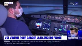 Perte d'emploi, vols annulés... les pilotes s'entraînent sur des simulateurs de vol pour conserver leur licence pendant la crise sanitaire