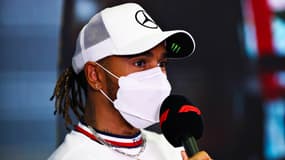 Lewis Hamilton, à Barcelone le 23 février 2022
