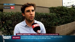 "On a été insulté de sale pédé par un groupe de 4 personnes" témoigne sur RMC une victime d''une agression homophobe à Lyon dimanche