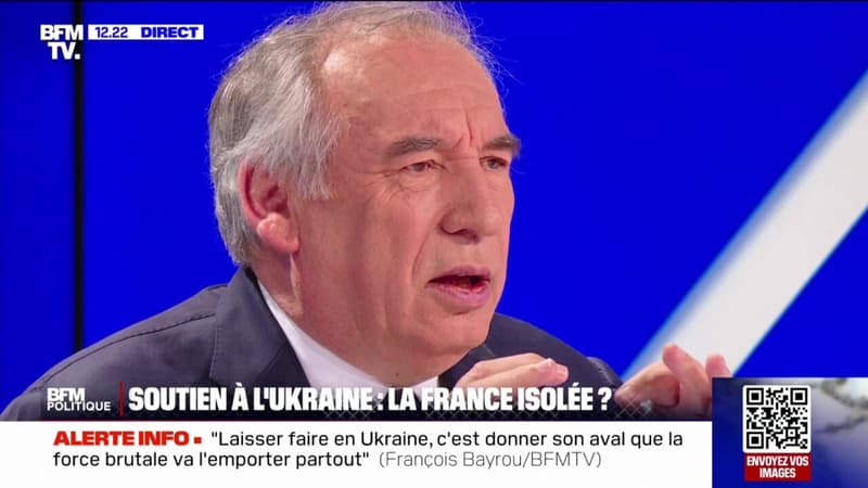 François Bayrou sur le soutien de la France à l'Ukraine: 