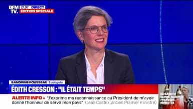Élisabeth Borne, Première ministre: Sandrine Rousseau se réjouit de la nomination "d'une femme" à Matignon mais pas "de sa ligne politique"