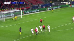 Sehrou Guirassy, buteur du Stade Rennais, le 20 octobre 2020