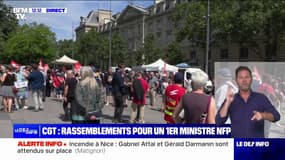 CGT: un rassemblement place de la République à Paris pour demander la nomination d'un Premier ministre NFP