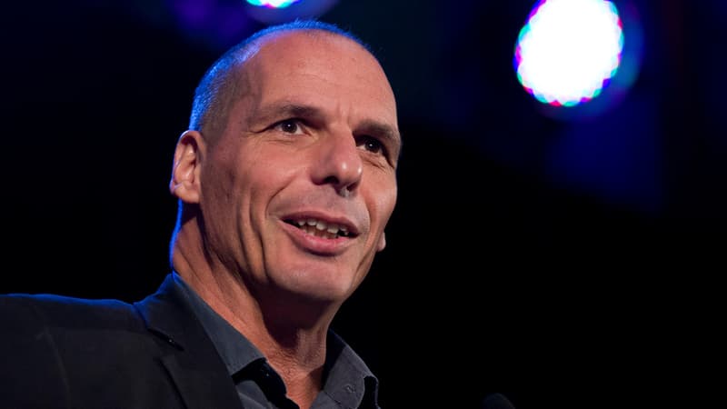 Yanis Varoufakis en meeting à Londres le 14 septembre 2015.
