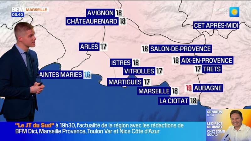 Météo Bouches-du-Rhône:  un mardi ensoleillé, 17°C à Arles et 18°C à Marseille