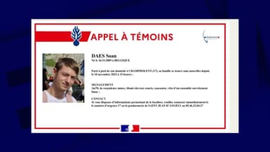 Appel à témoins diffusé par la gendarmerie nationale après la disparition de Soan en Charente-Maritime