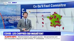 Covid-19: les indicateurs repartent à la hausse