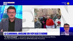 Le Cardinal Aveline en voyage à Rome