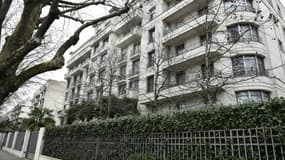 La résidence Les Bords de Seine du groupe Orpea le 26 janvier 2022 à Neuilly-sur-Seine, près de Paris