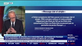 Benaouda Abdeddaïm : Avertissement de Bruxelles à Washington, un risque de pousser les entreprises européennes dans les bras de la Chine - 02/01