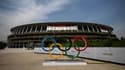 Le Stade Olympique, le 20 juillet 2021 à Tokyo, à trois jours de la cérémonie d'ouverture des Jeux, reportés d'un an en raison de la pandémie