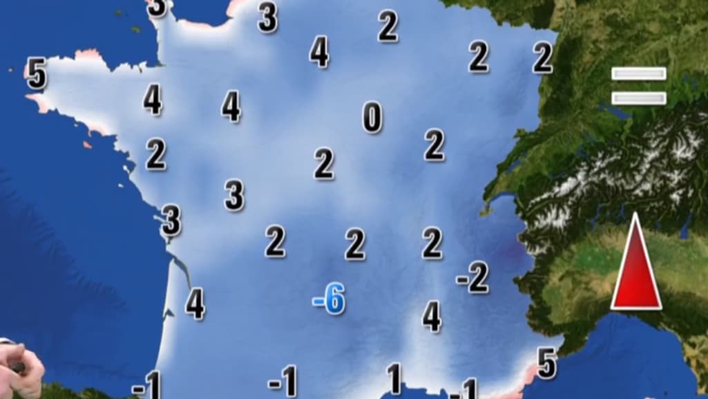 Les températures de ce mardi 5 décembre 2017 Les températures de ce mardi 5 décembre 2017