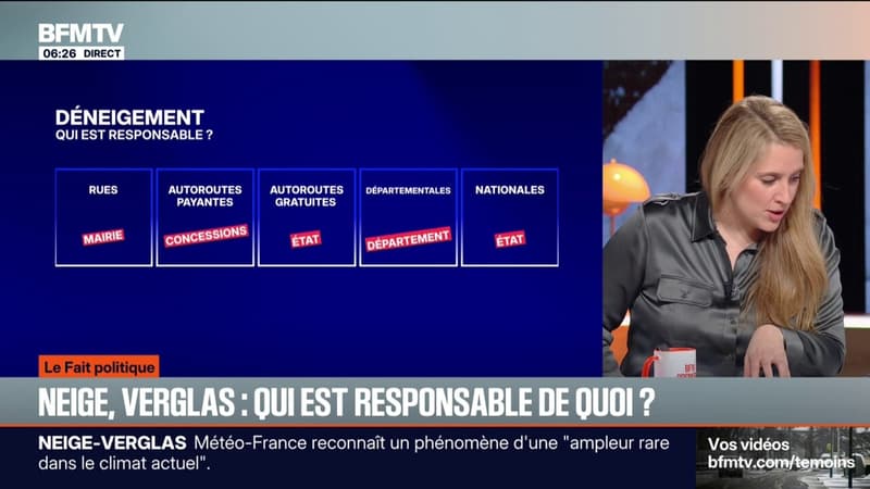 Neige-verglas: qui est responsable du déneigement?