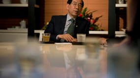 Park Won-Soon, maire de Séoul depuis 2011, dans la capitale sud-coréenne, le 26 mai 2014