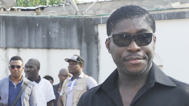 Teodorin Obiang, le fils du président de la Guinée-équatoriale, le 23 décembre 2014 à Malabo.