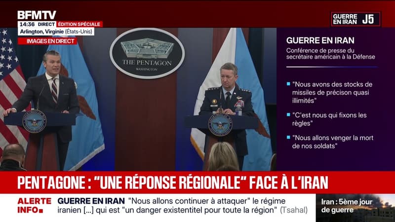 Guerre au Moyen-Orient: “Nous avons un stock de munitions gigantesque, quasi illimité”, affirme Peter Hegseth, secrétaire américain à la Défense