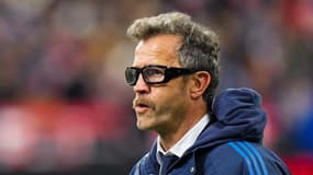 Fabien Galthié pendant un match de la France contre les All Blacks, novembre 2024