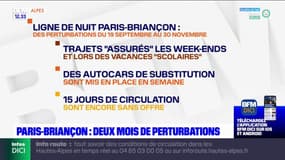 Paris-Briançon: des perturbations pendant deux mois sur le train de nuit