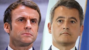 Gérald Darmanin et Emmanuel Macron
