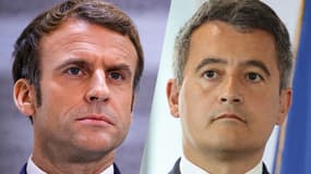 Gérald Darmanin et Emmanuel Macron