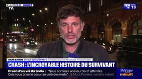 Crash d'un avion en Inde: ce que l'on sait du seul survivant du vol AI171