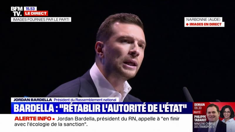 Jordan Bardella annonce vouloir 