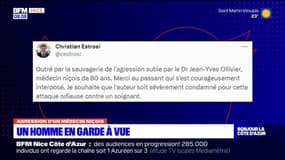 Nice: un médecin généraliste agressé, l'auteur des faits placé en garde à vue