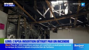 Lens: le magasin solidaire de l'APSA Insertion détruit par un incendie