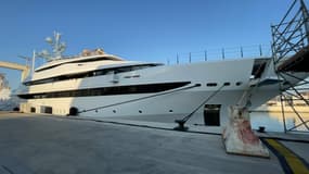 Un yacht russe saisi à La Ciotat en mars 2022.