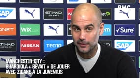 Manchester City : Guardiola rêvait de jouer avec Zidane à la Juventus 