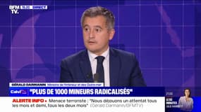 Menace terroriste: "Être ministre de l'Intérieur, c'est un métier difficile", affirme Gérald Darmanin 