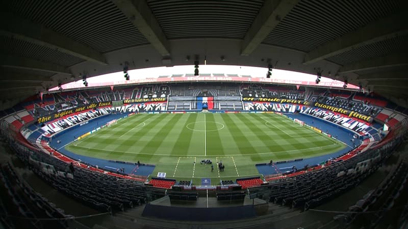 PSG-Manchester City: le beau tifo des ultras parisiens au Parc des Princes