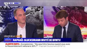 Nucléaire: Raphaël Glucksmann "favorable" à la construction de nouveaux EPR "si on a un intérêt évident à les construire"