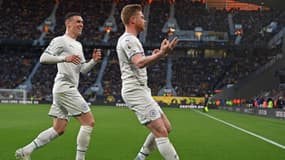 Kevin de Bruyne célébrant face à Wolverhampton le 11 mai 2022