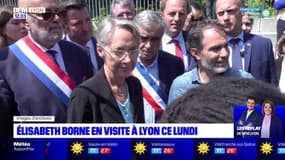 La Première ministre Elisabeth Borne en visite à Lyon ce lundi