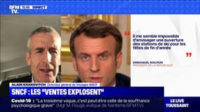 Le directeur général de Voyages SNCF évoque une hausse de 400% des ventes après l'allocution d'Emmanuel Macron