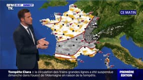 Les vents violents sont accompagnés de pluie ce lundi