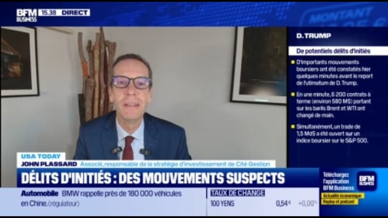 Report de l'ultimatum de D. Trump : des mouvements boursiers douteux 🤔