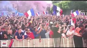 France - Belgique : La Marseillaise frisson de la fan zone à Paris