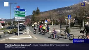 Loi Climat: à Chorges, une centaine de personnes ont manifesté en vélo pour dénoncer un texte "trop peu ambitieux"