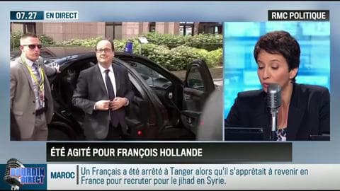 RMC Politique : Gestion des suites du crash du vol d'Air Algérie : François Hollande en fait-il trop ?  – 28/07