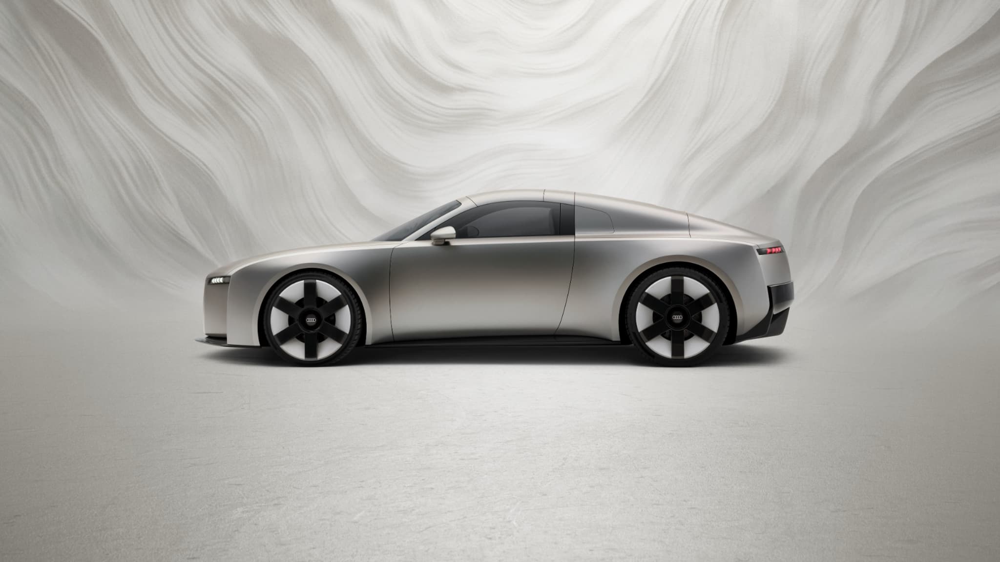 The C concept prefigures the return of the Audi TT, expected for 2027 in electricity. The C concept prefigures the return of the Audi TT, expected for 2027 in electricity.