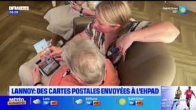 Des cartes postales sont envoyées par des vacanciers à l'Ehpad de Lannoy