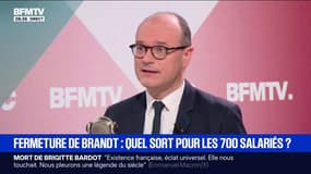 Brandt: "Ce qui est une bonne nouvelle aujourd'hui, c'est qu'il y a des industriels qui s'intéressent à la reprise", dit Sébastien Martin, ministre délégué chargé de l'Industrie