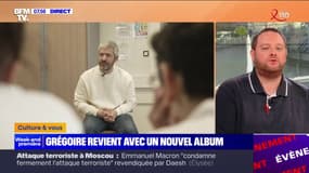 Le chanteur Grégoire évoque le harcèlement scolaire avec des collégiens de l'Oise au travers de sa chanson "Seul dans la cour"