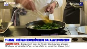 Thann: des élèves d'un lycée professionnel préparent un dîner de gala avec un chef