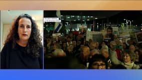 Hadas Kalderon, épouse d'otage et mère de deux ex-otages du Hamas, sur BFMTV, le 30 décembre 2023